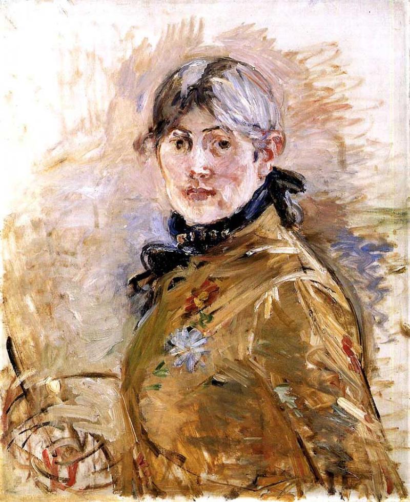 Berthe Morisot, peintre française du 19ème siècle, montrant une femme lisant
